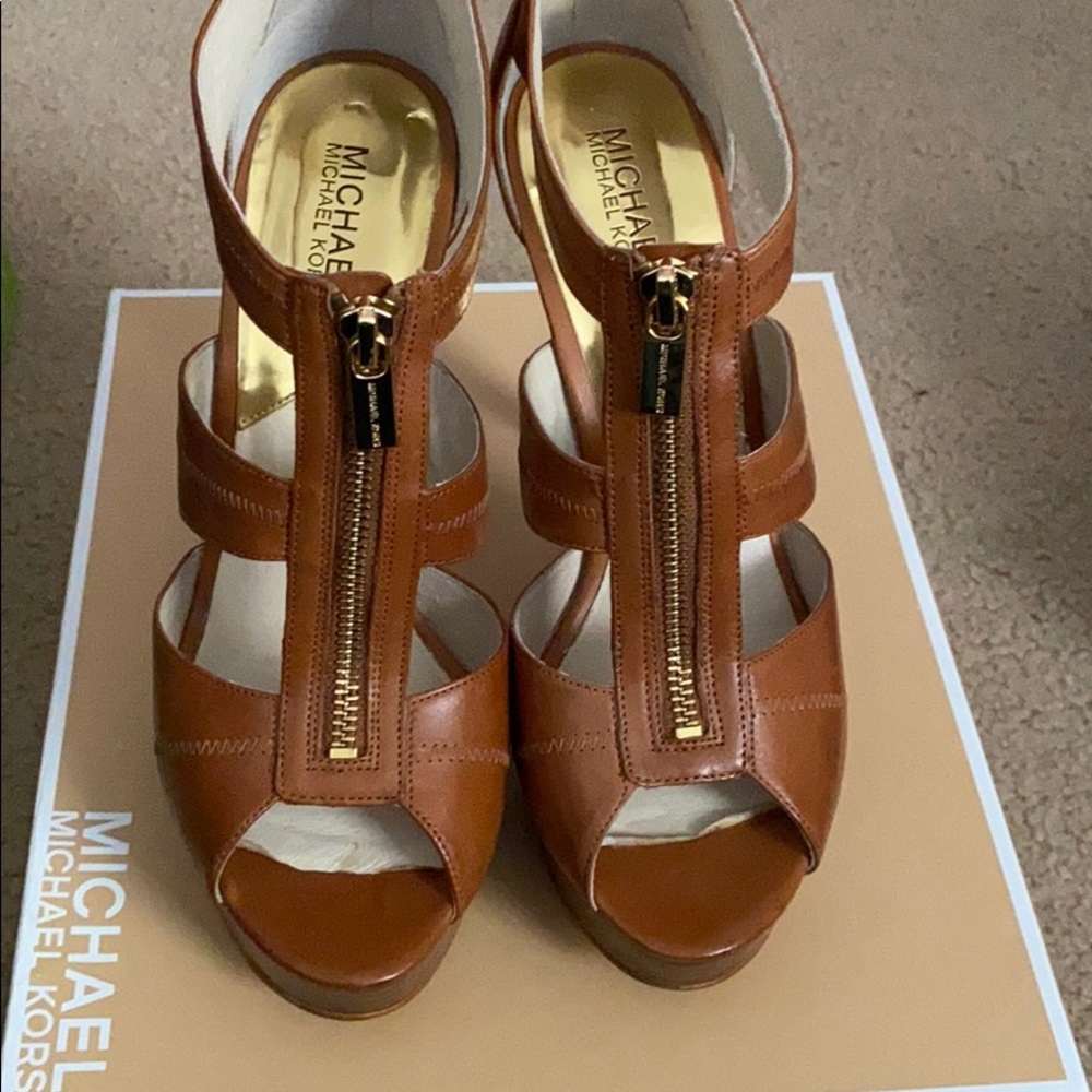 Michael Kors platform heel.